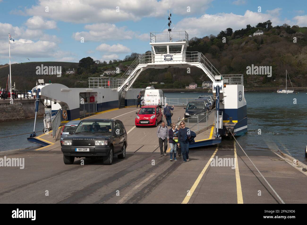 Car ferry cars disembarking hi-res stock photography and images - Alamy