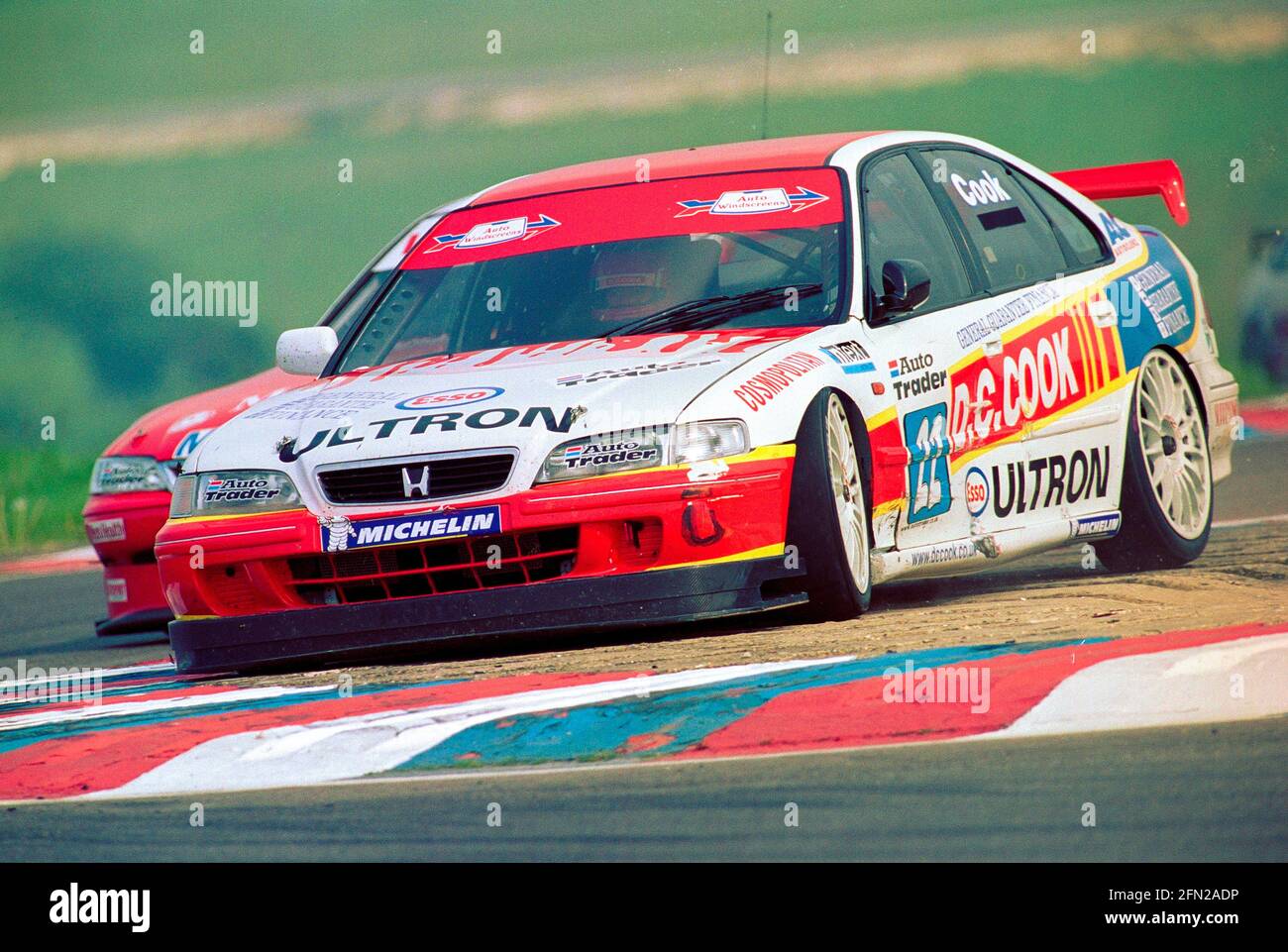 Paula Cook in her Honda Accord in rounds 5 and 6 in the BTCC championship at Thruxton Circuit in 1999 Stock Photo