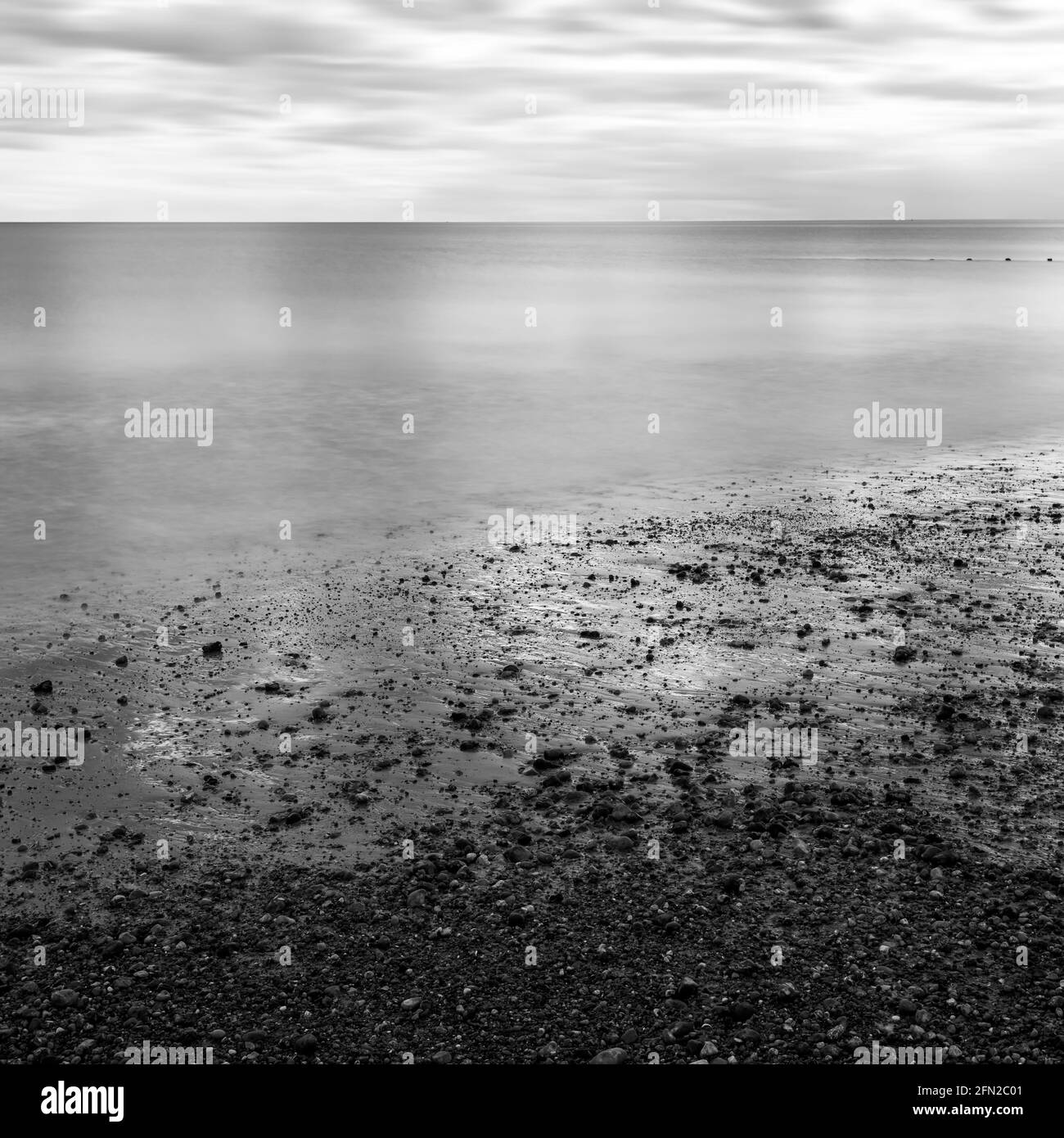 Black and White of sea Stock Photo - Alamy