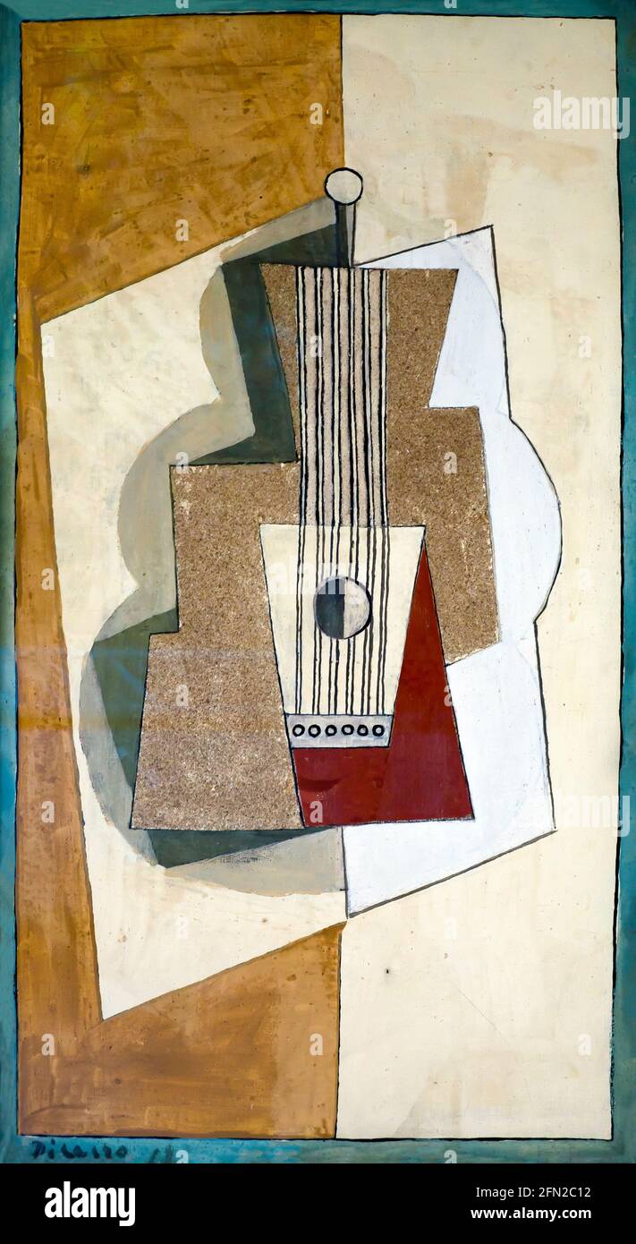 Guitar, Pablo Picasso, 1919, Kroller-Muller Museum, Hoge Veluwe National  Park, Otterlo, Netherlands, Europe Stock Photo - Alamy