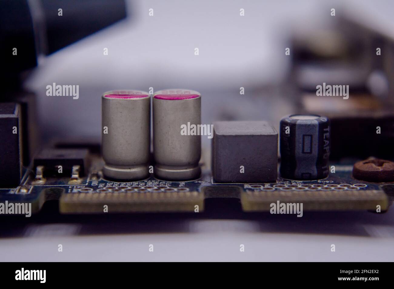 Computer Graphics card or display card and Circuits DVI, Display port