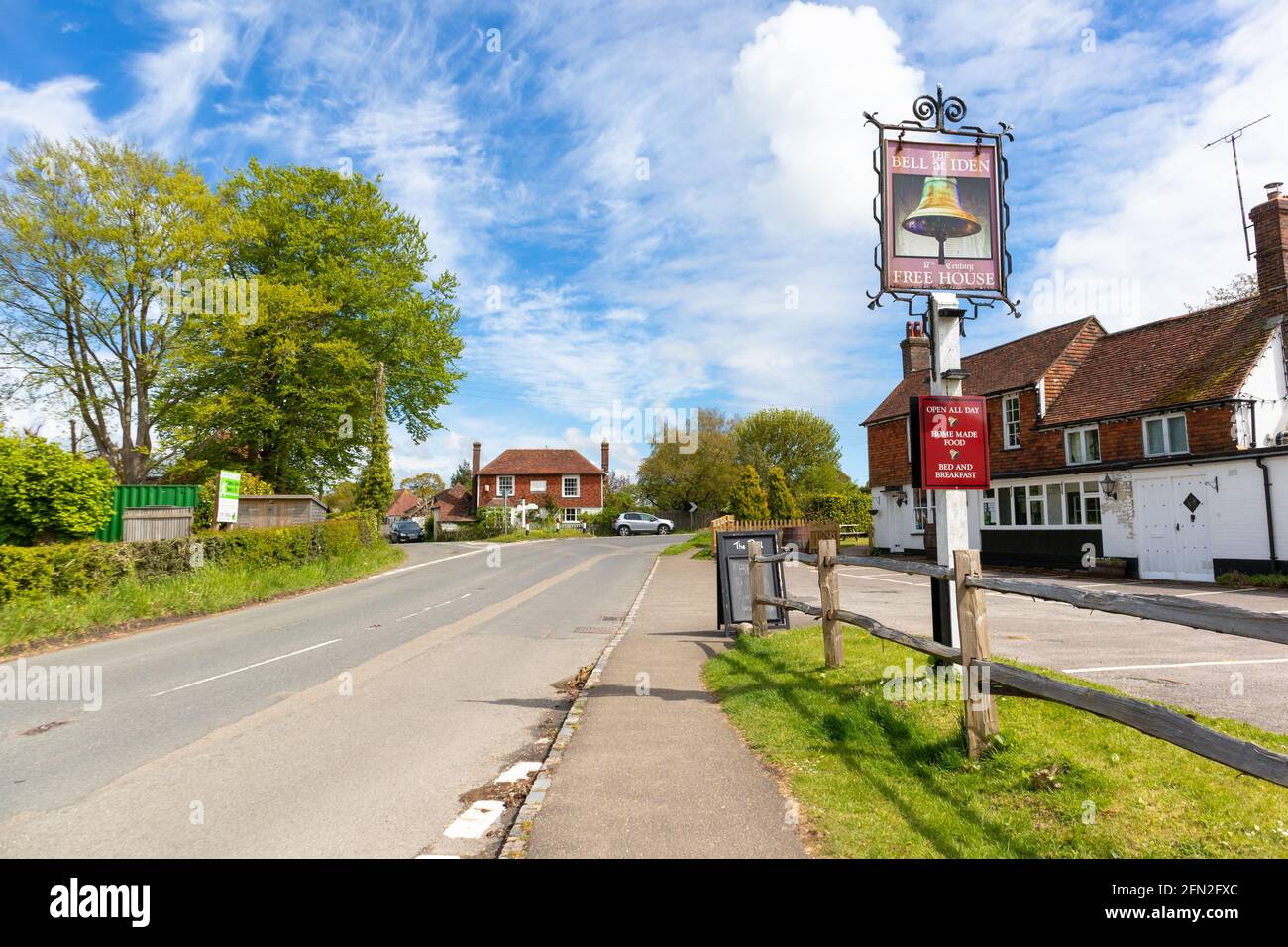 The Bell pub, iden, east sussex, uk Stock Photo