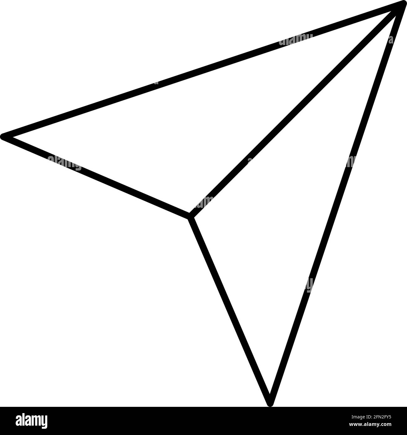 Thin line travel map Stock Vector Images - Alamy