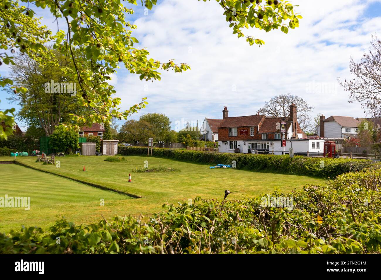 The Bell pub, iden, east sussex, uk Stock Photo