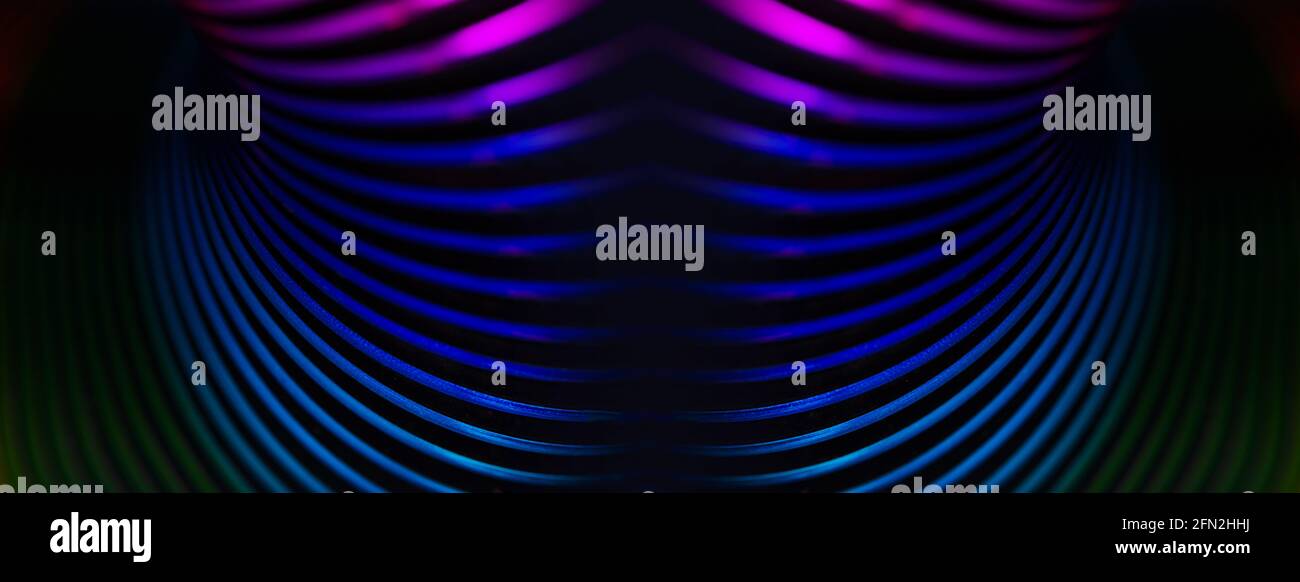 spiral over dark background, panoramic image Stock Photo - Alamy