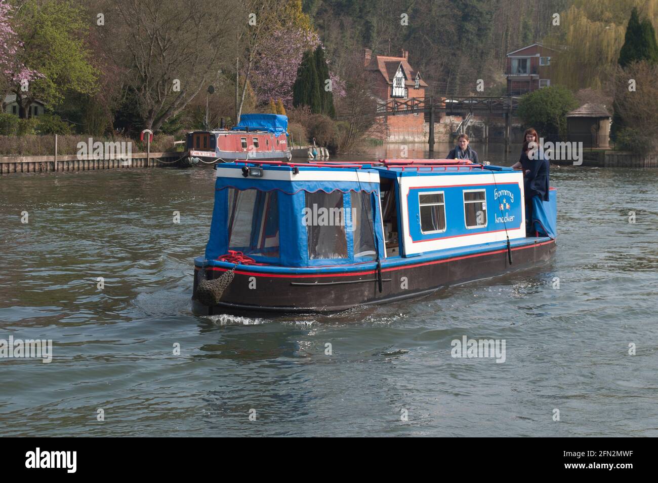 Narrowboat Henley on Thames Stock Photo Alamy