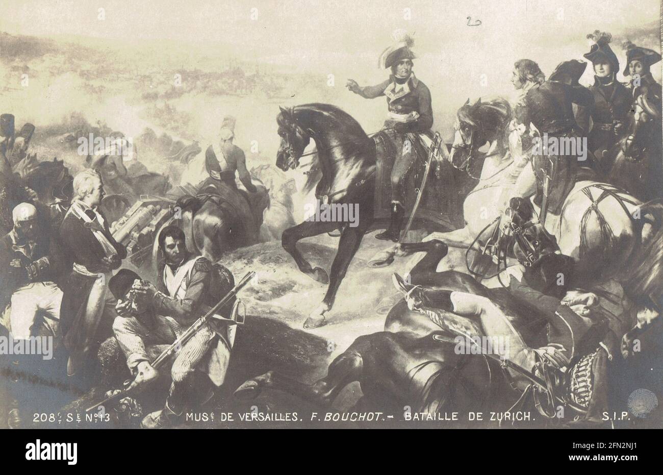 le général Masséna à la bataille de Zurich Stock Photo Alamy