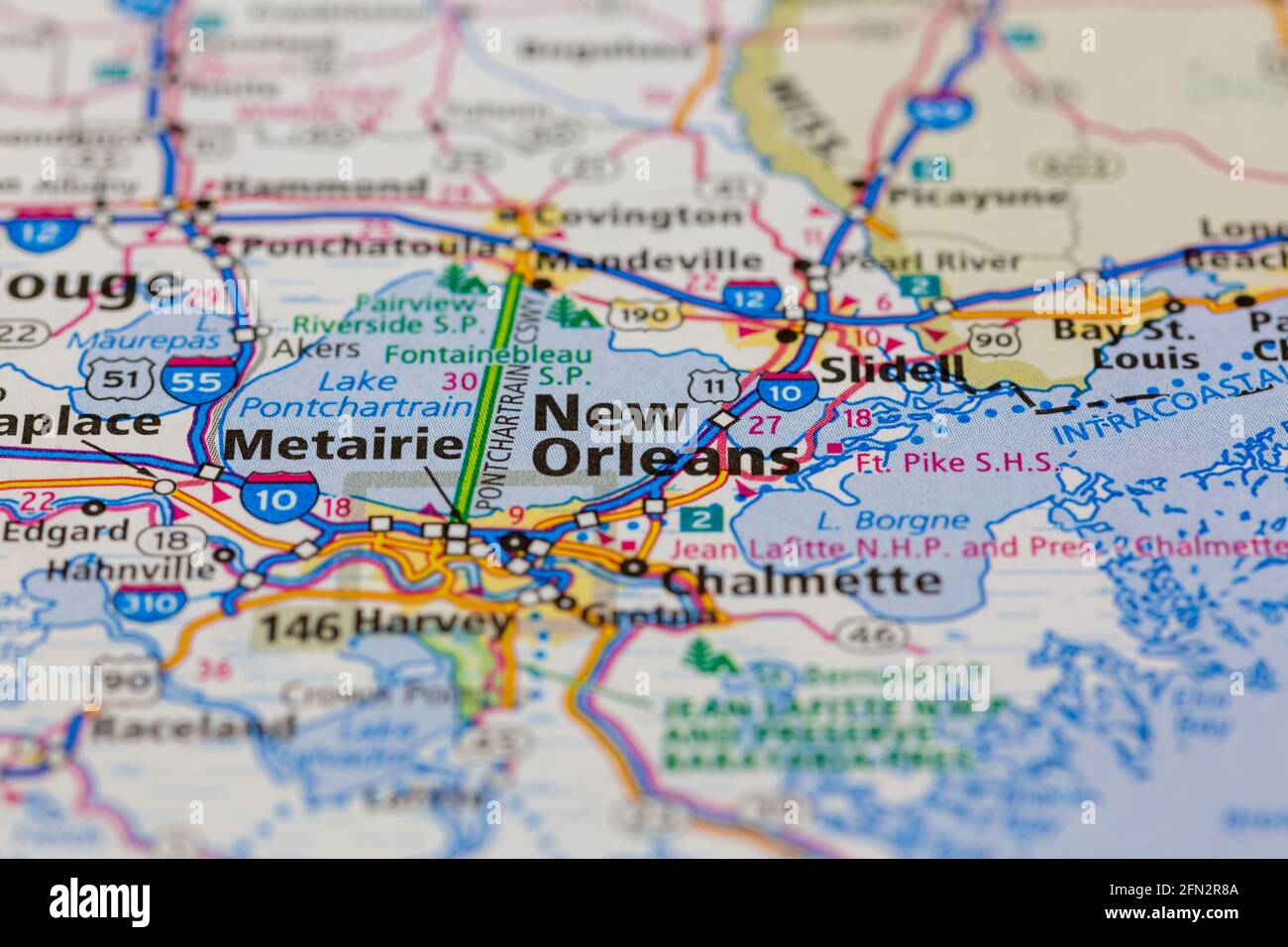 Map new orleans hires stock photography and images Alamy