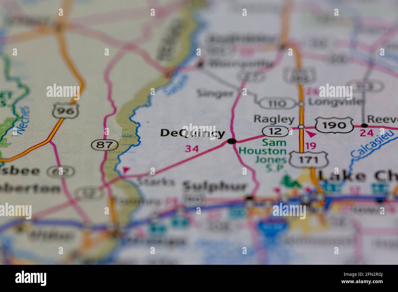 Map of dequincy hires stock photography and images Alamy