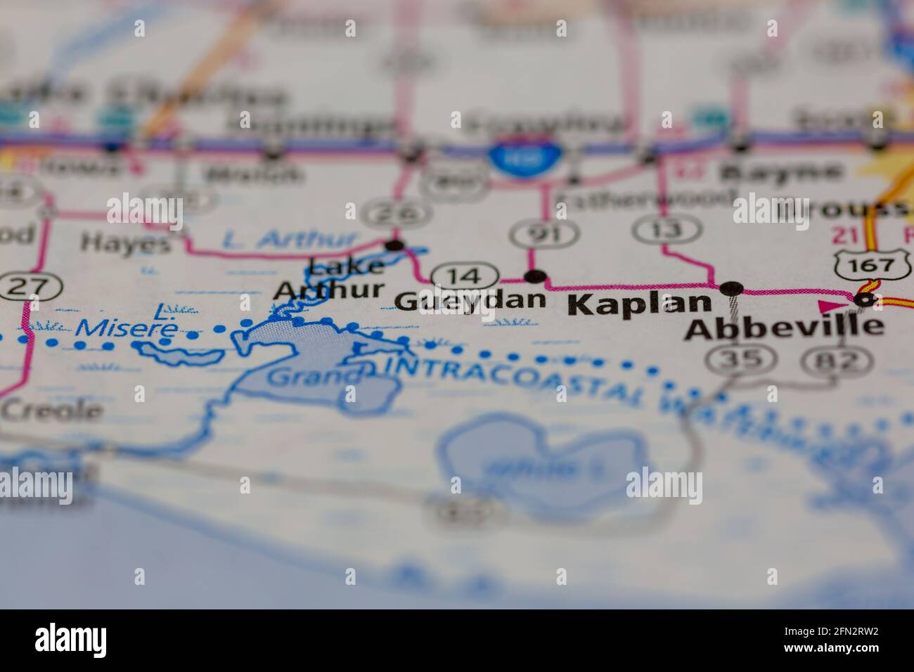 Gueydan louisiana map hires stock photography and images Alamy