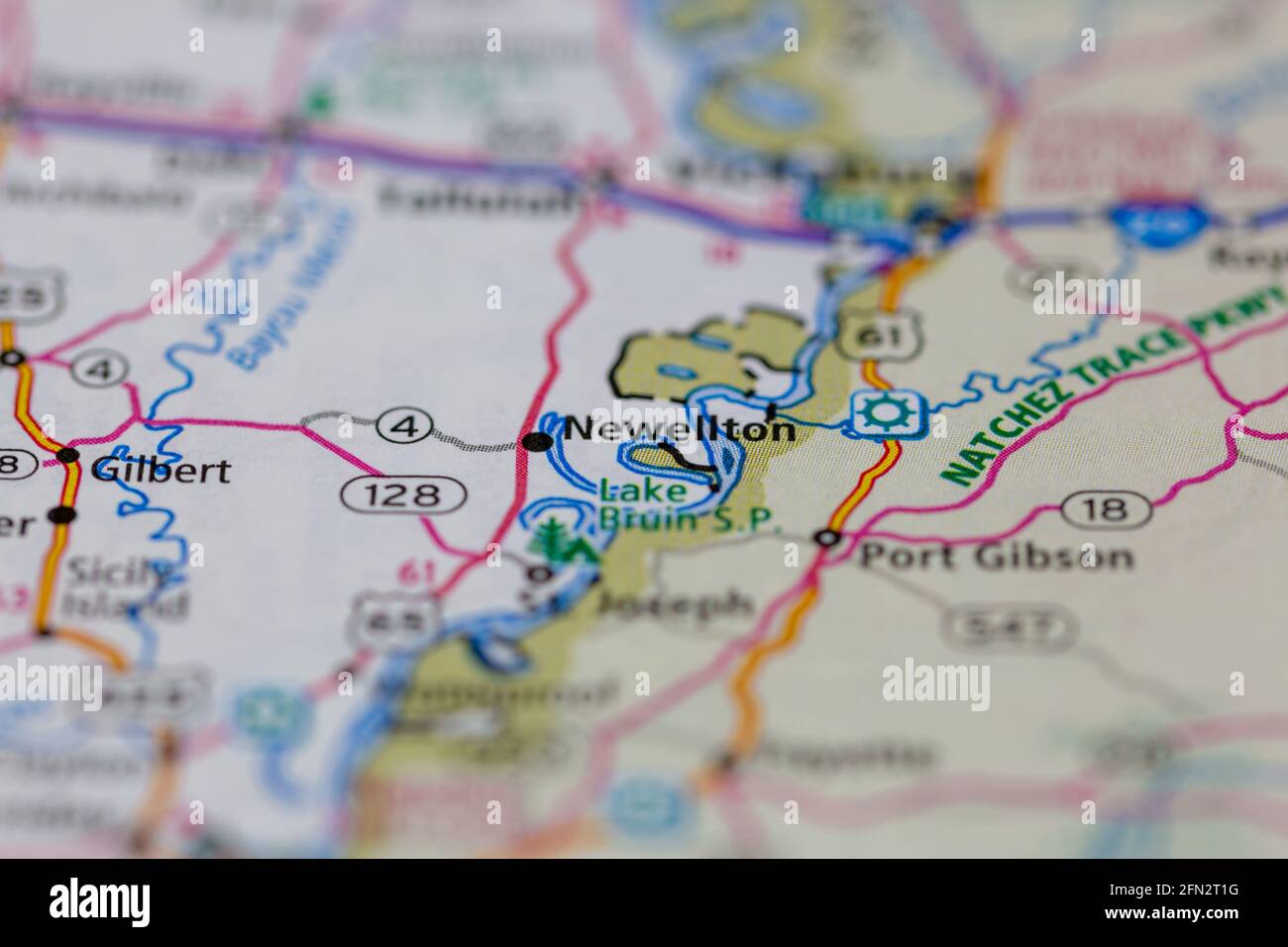 Map of newellton hires stock photography and images Alamy