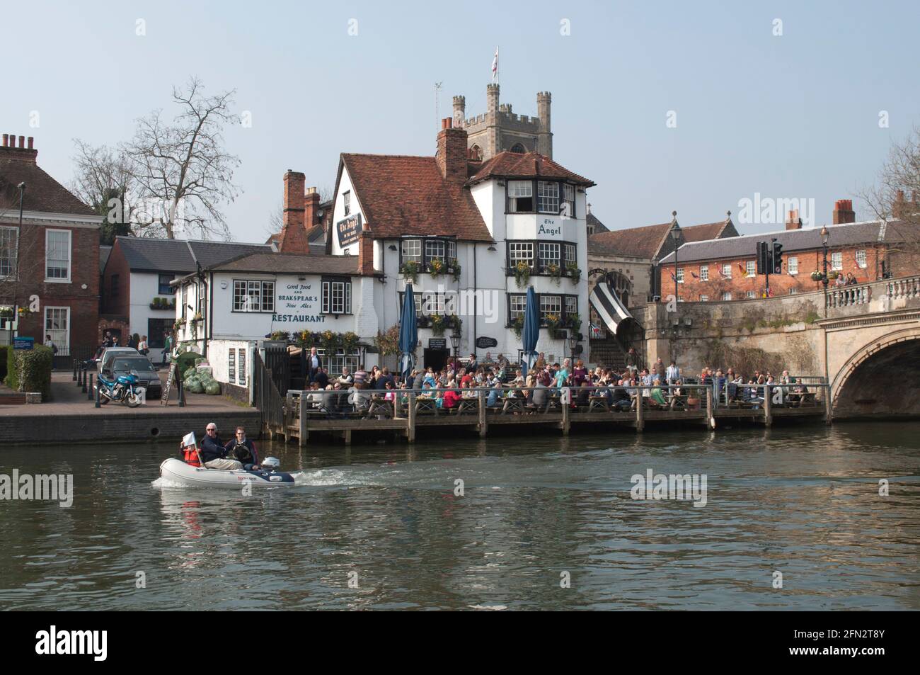 The Angel Henley on Thames Stock Photo