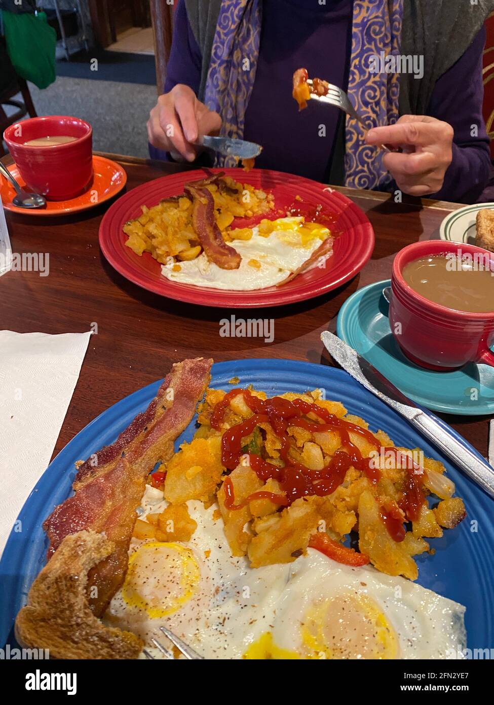 Breakfast at the Purity Diner on 7th Avenue in the Park Slope