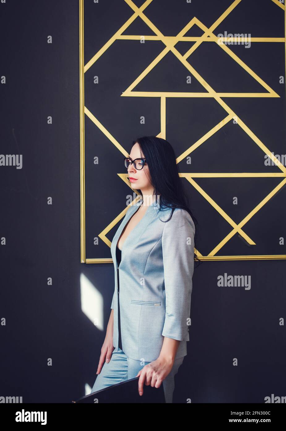 Successful business woman in suit hi-res stock photography and images ...