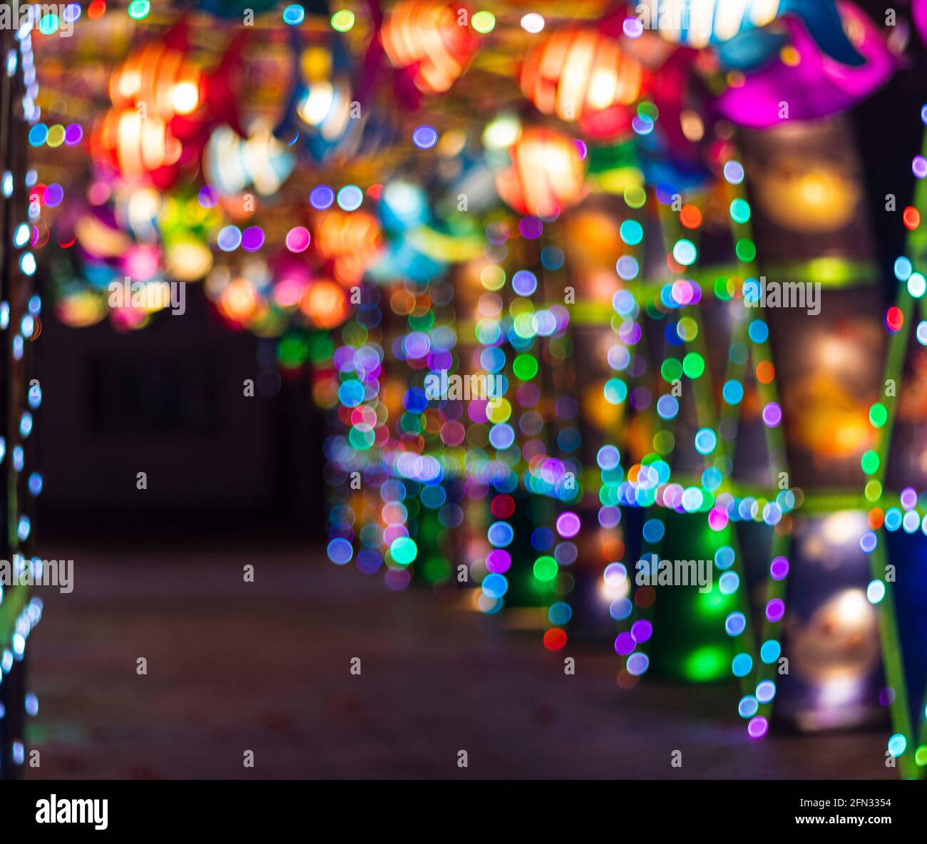 Shot of a colorful background with blurred lights Stock Photo - Alamy