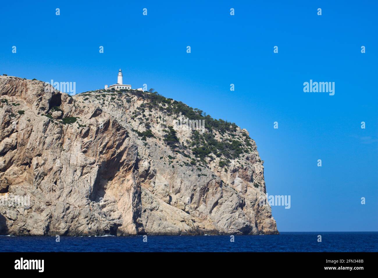 Ca de Formentor, Mallorca, Spain from seaside Stock Photo