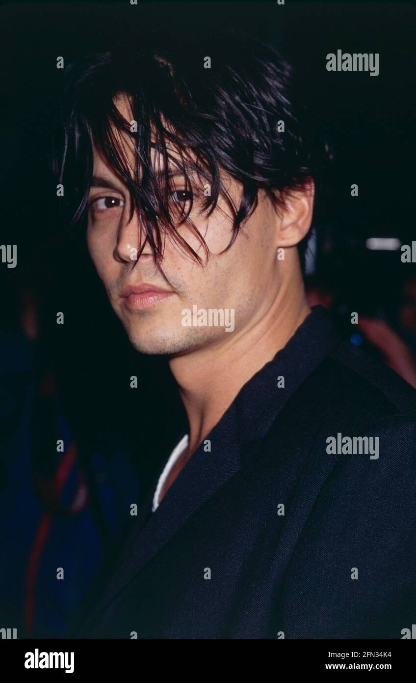 Johnny Depp attends a screening of "Dead Man" at Tribeca Film Center in