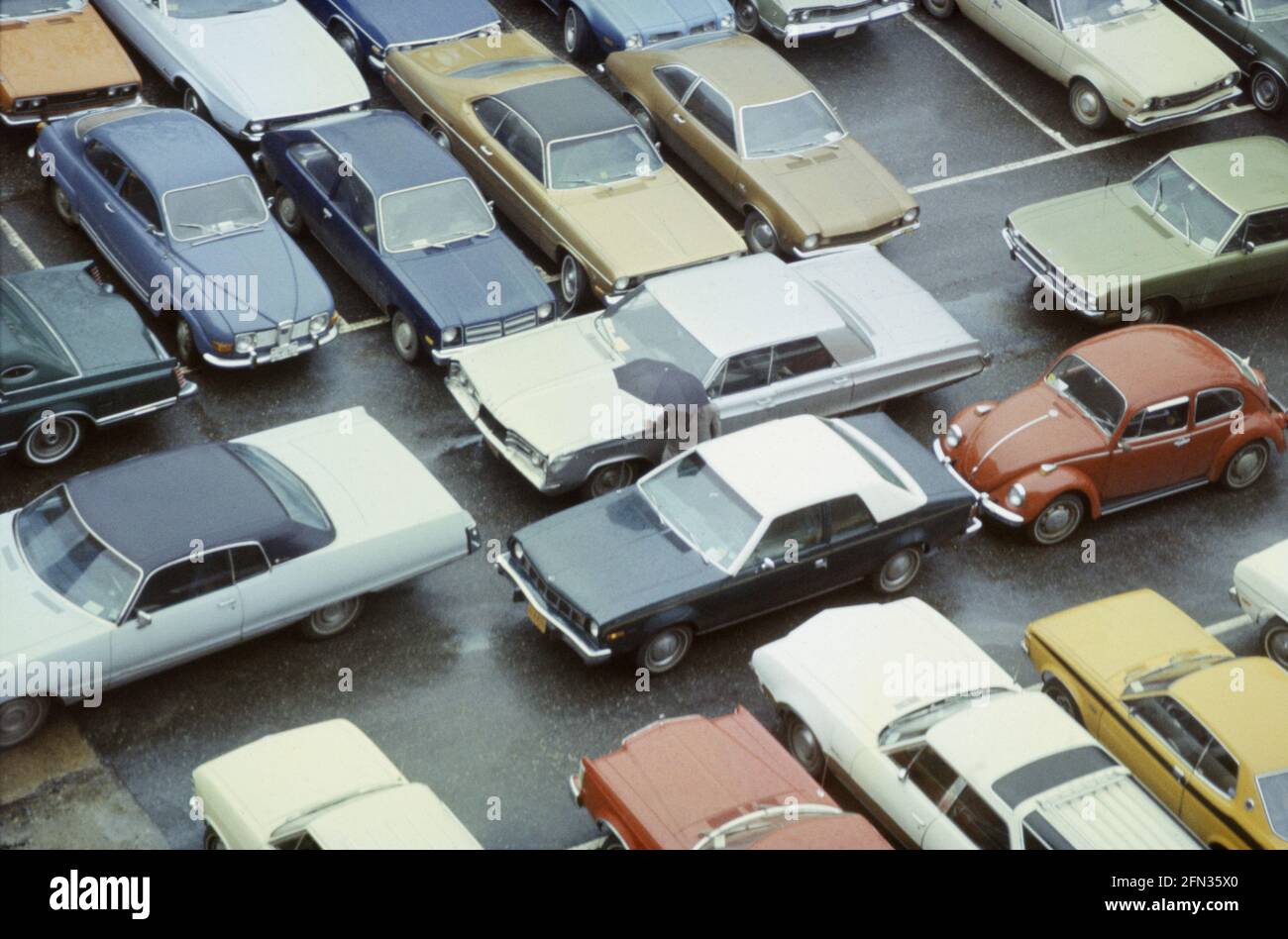 Parking lot, Washington DC, USA, 1977 Stock Photo Alamy