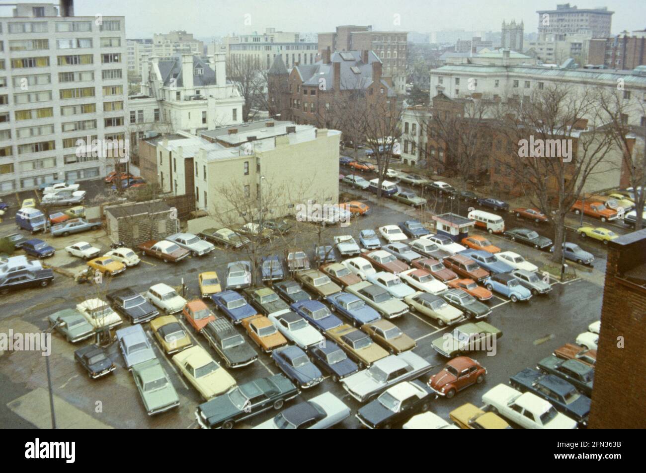 Parking lot, Washington DC, USA, 1977 Stock Photo Alamy