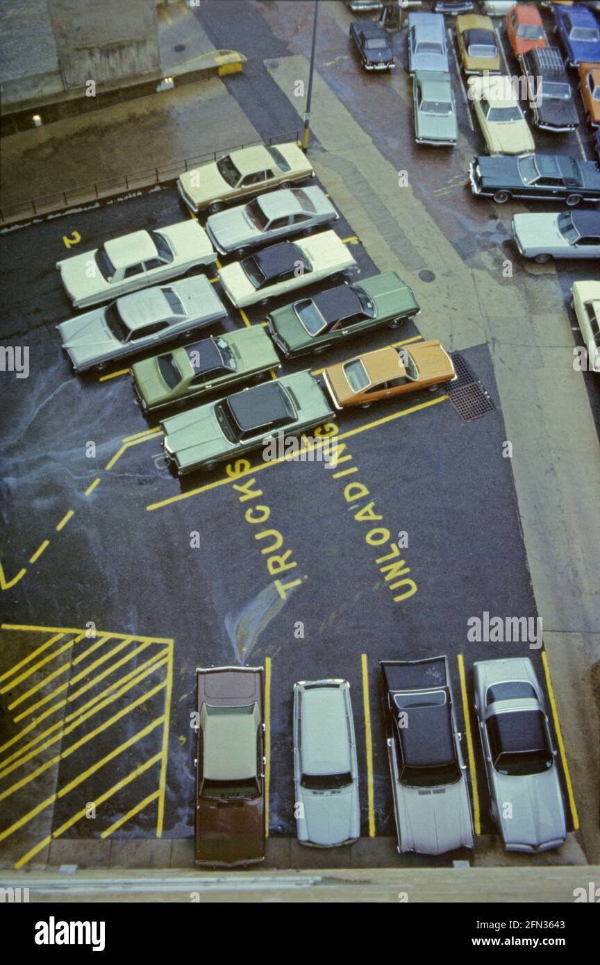Parking lot, Washington DC, USA, 1977 Stock Photo Alamy