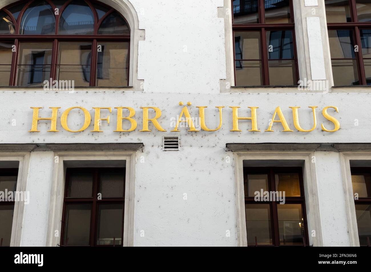 The famous Hofbräuhaus in Munich Stock Photo
