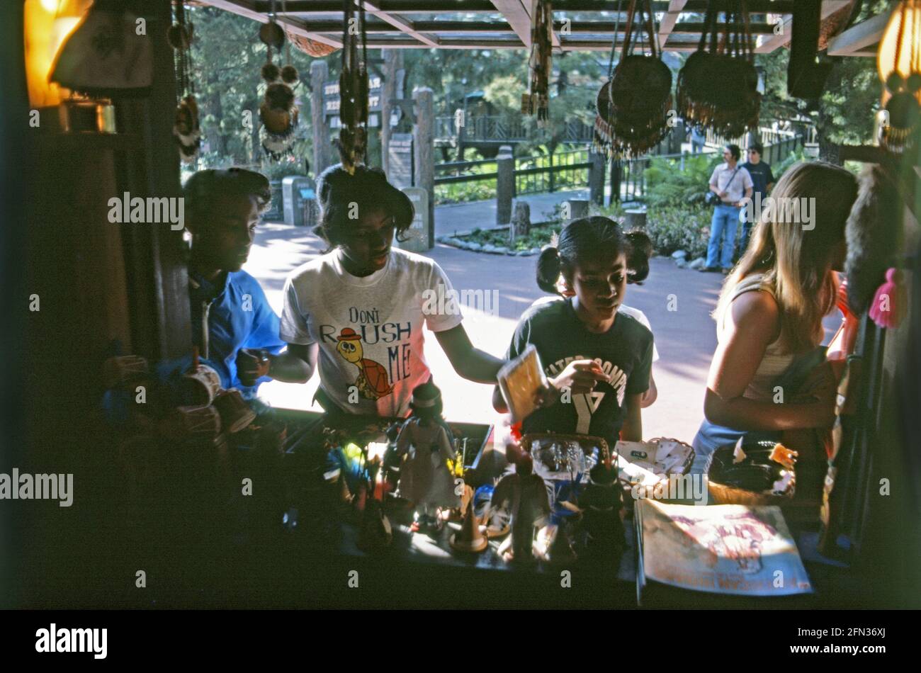 Souvenir shop, Disneyland, Los Angeles CA, USA, 1977 Stock Photo Alamy