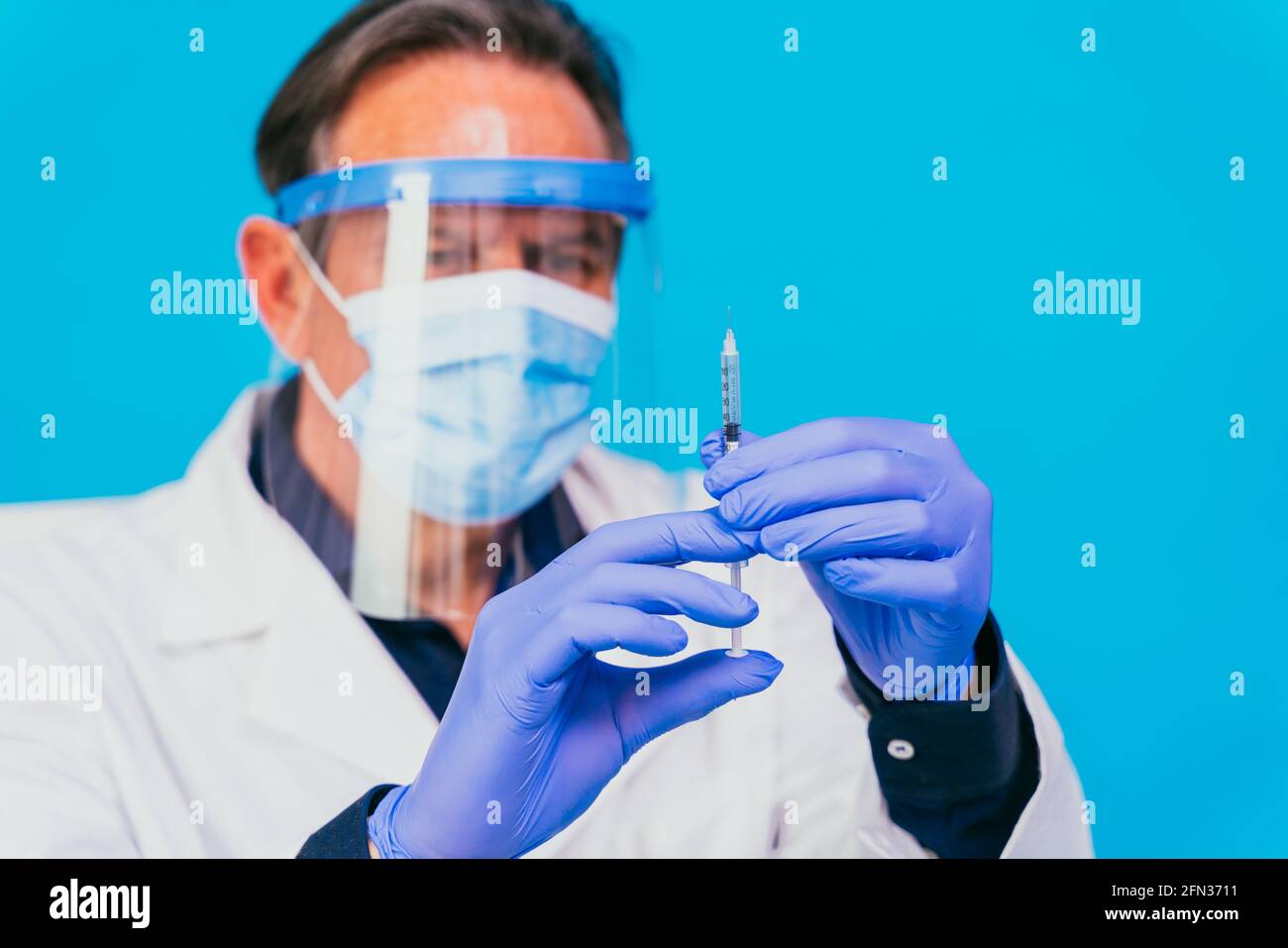 Covid-19 ( coronavirus) vaccination campaign in a clinic - People ...