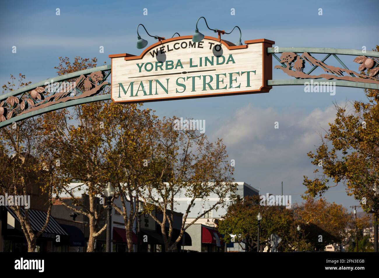 Yorba Linda, California, USA December 12, 2020 Afternoon light