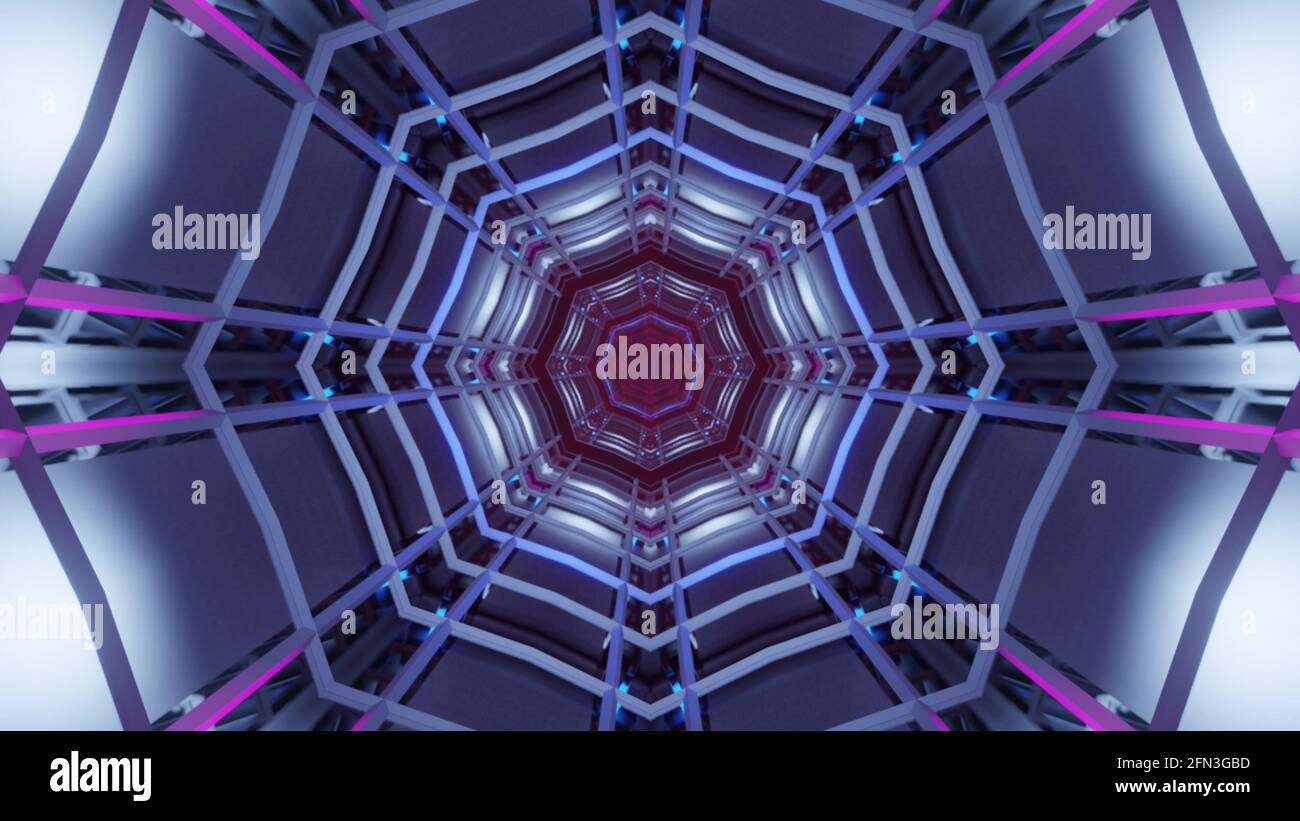 3D rendering of a futuristic background with geometric shapes - great ...