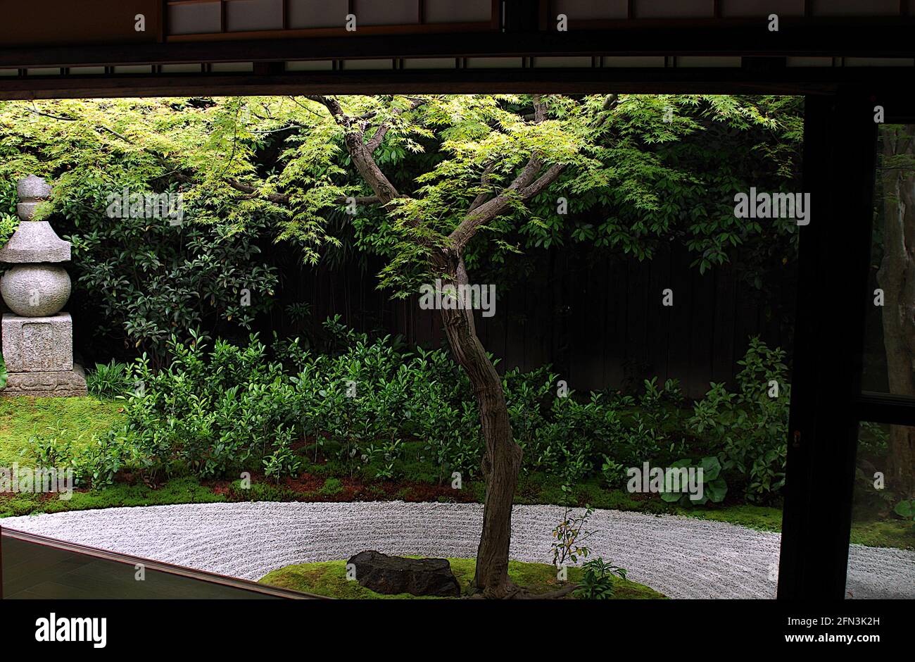 Reigenin Garden Kyoto Japan Stock Photo