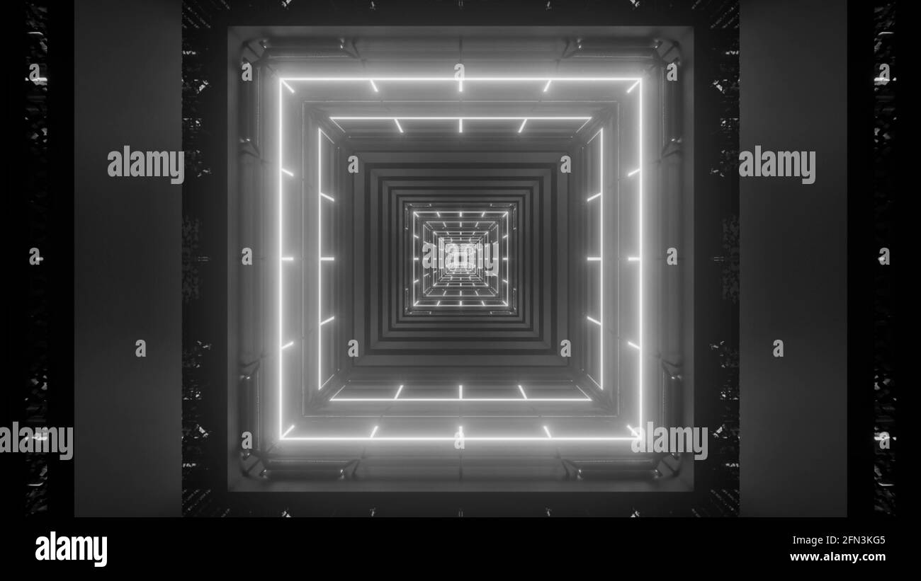 3D rendering of a futuristic background with dark geometric shapes and ...