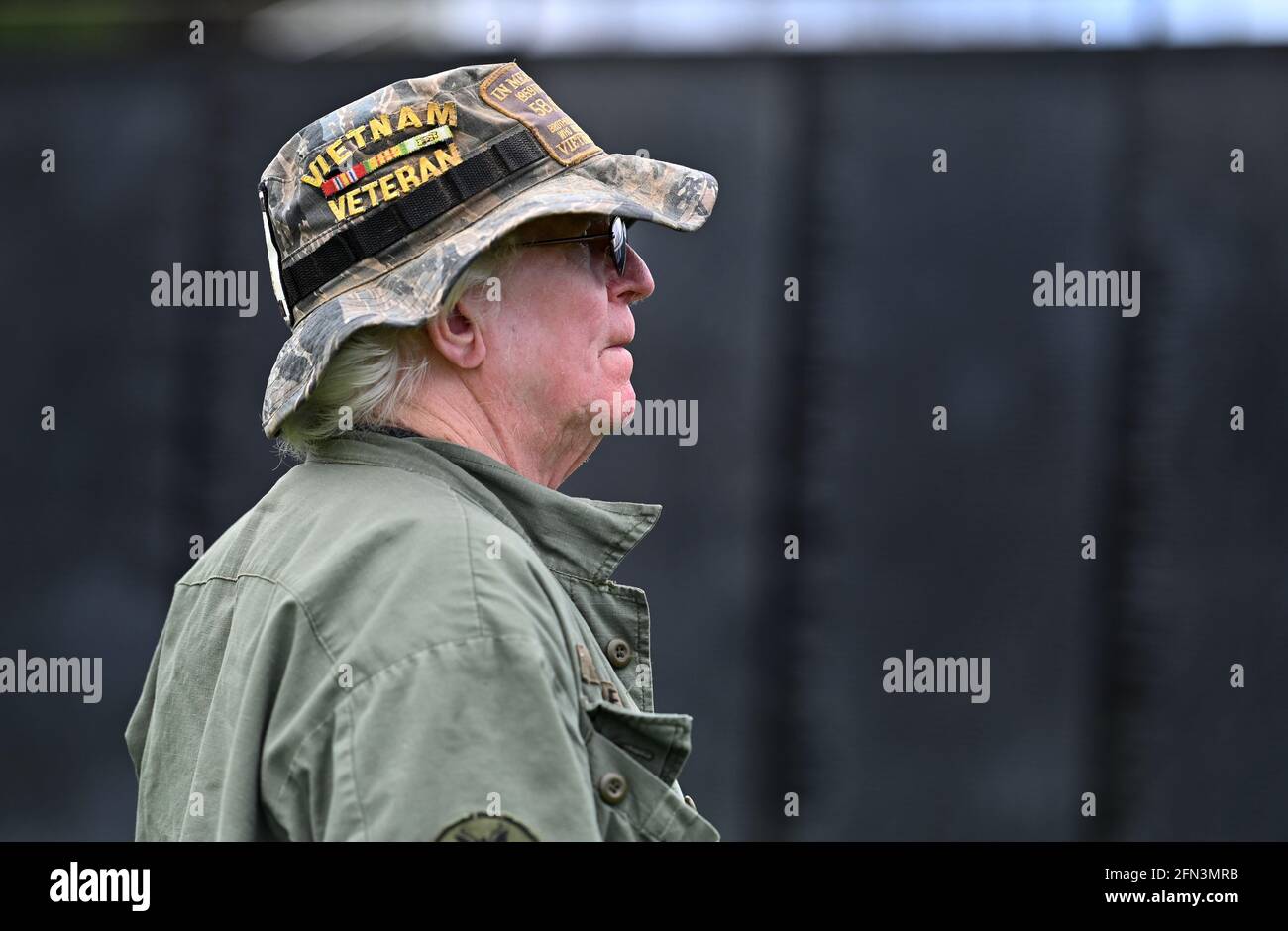 Tunkhannock, United States. 13th May, 2021. A Vietnam War Veteran
