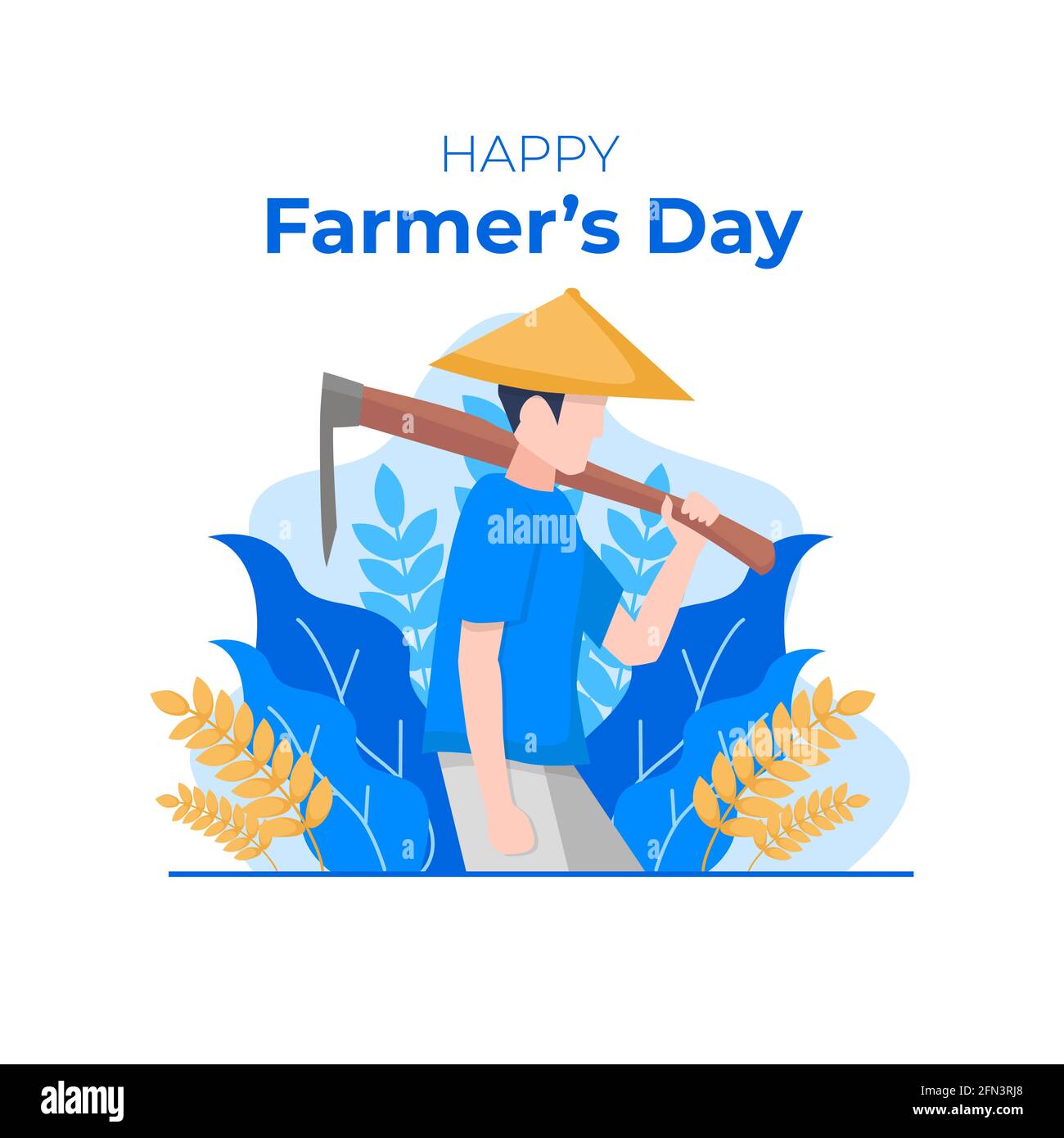 Happy farmers day Stock Vector Images - Alamy