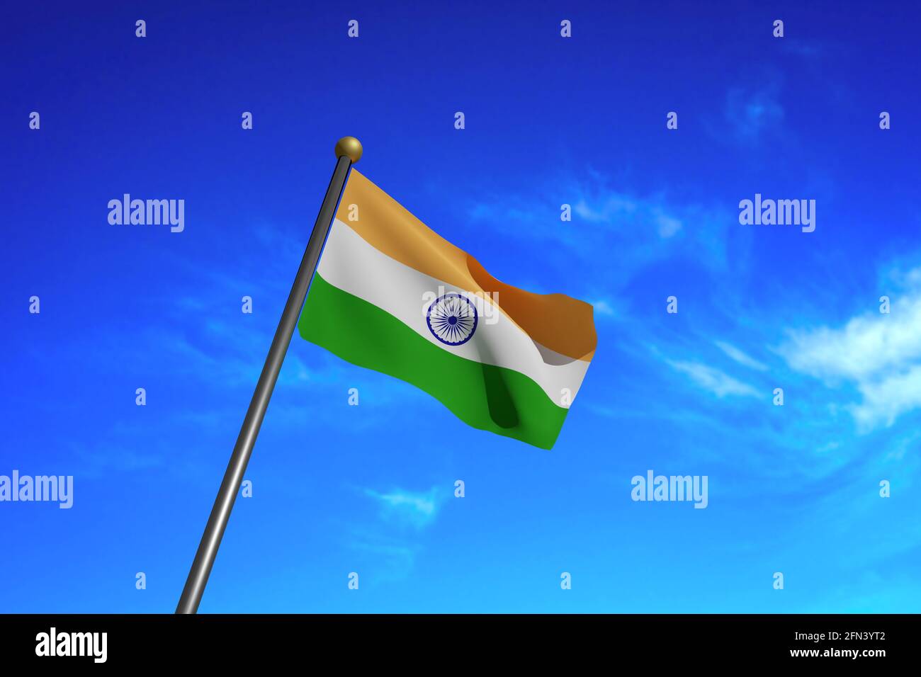 Abstract waving flag india hi-res stock photography and images - Alamy