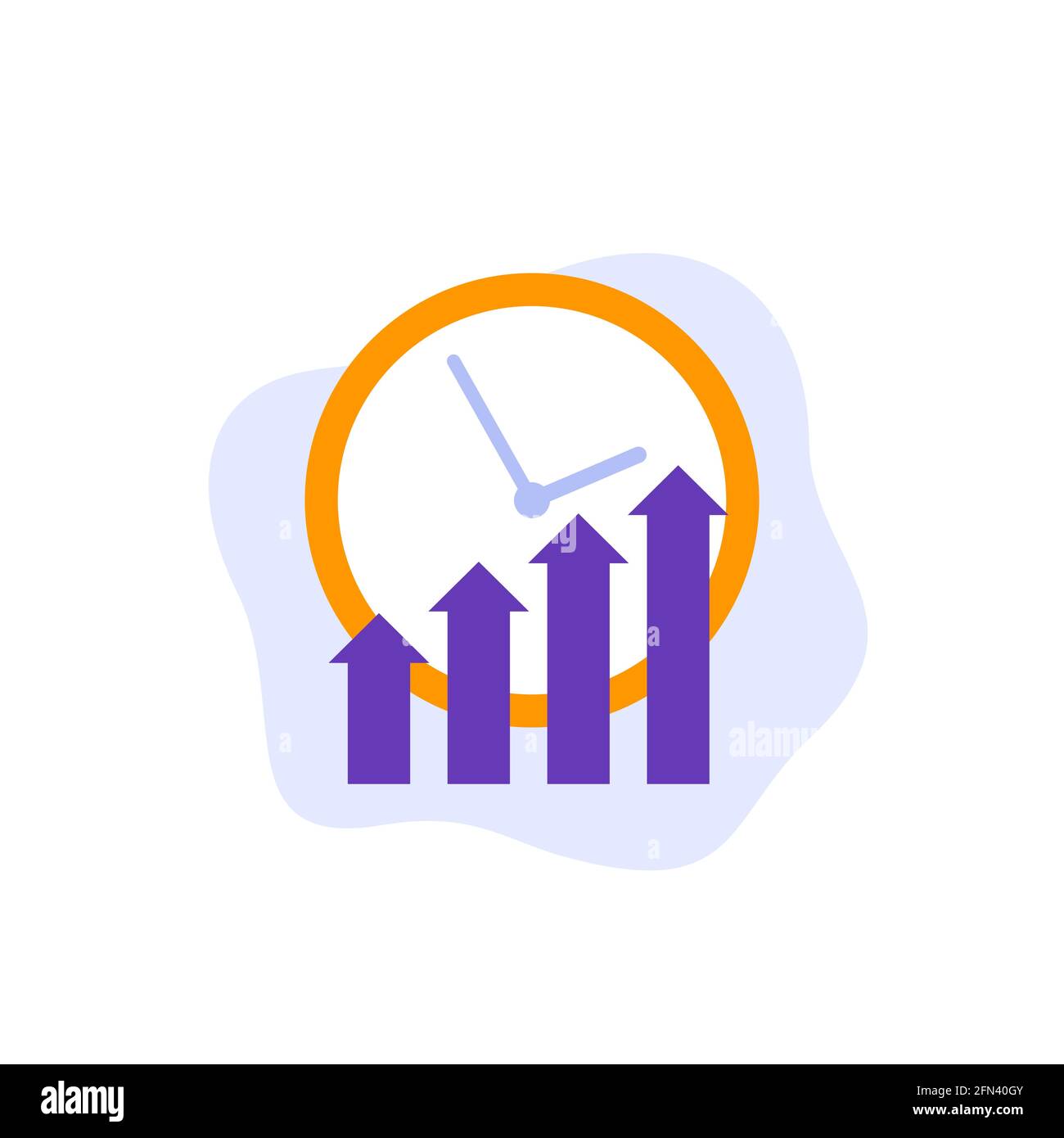 time to grow icon, vector Stock Vector Image & Art - Alamy