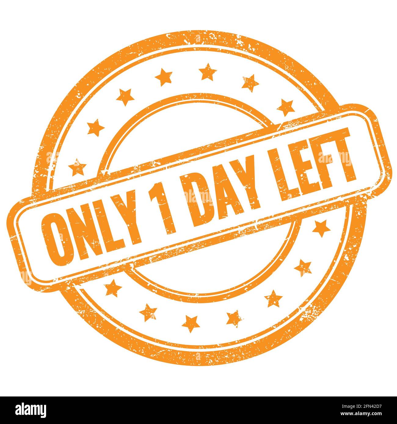1 day left Cut Out Stock Images & Pictures - Alamy