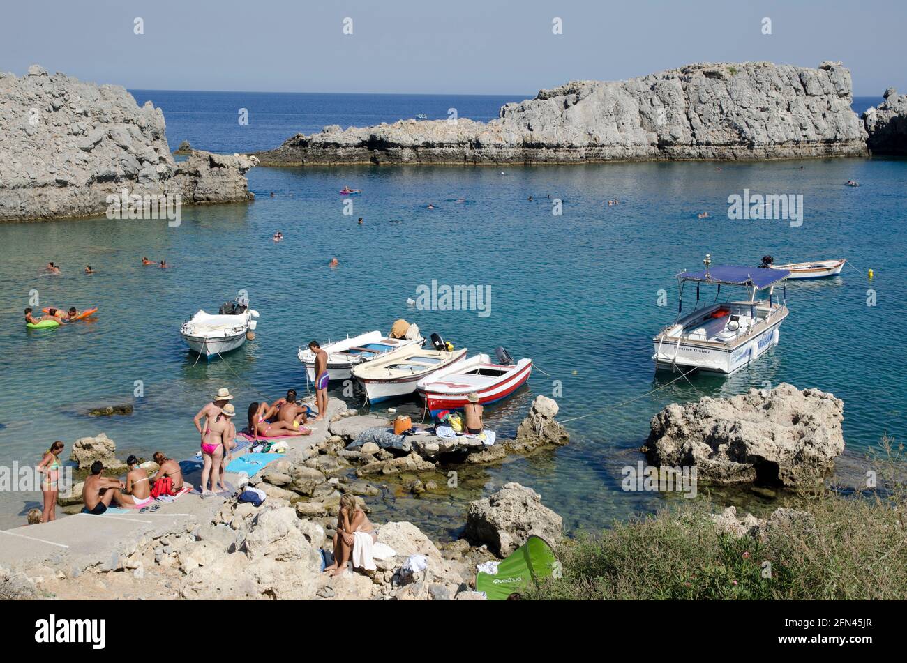 St Pauls Bay Rhodes Stock Photo Alamy St pauls bay rhodes stock photo alamy