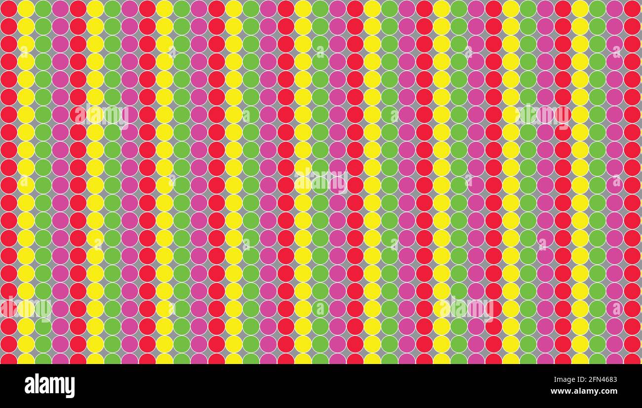 Abstract background of colored circles Stock Vector