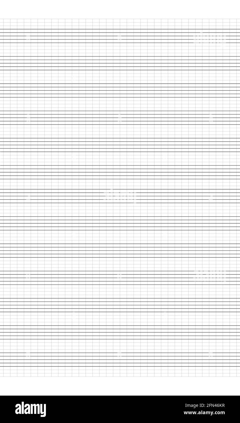 graph paper printable grid paper with stave on a white background a blank music sheet paper with staff geometric pattern for composition education stock vector image art alamy