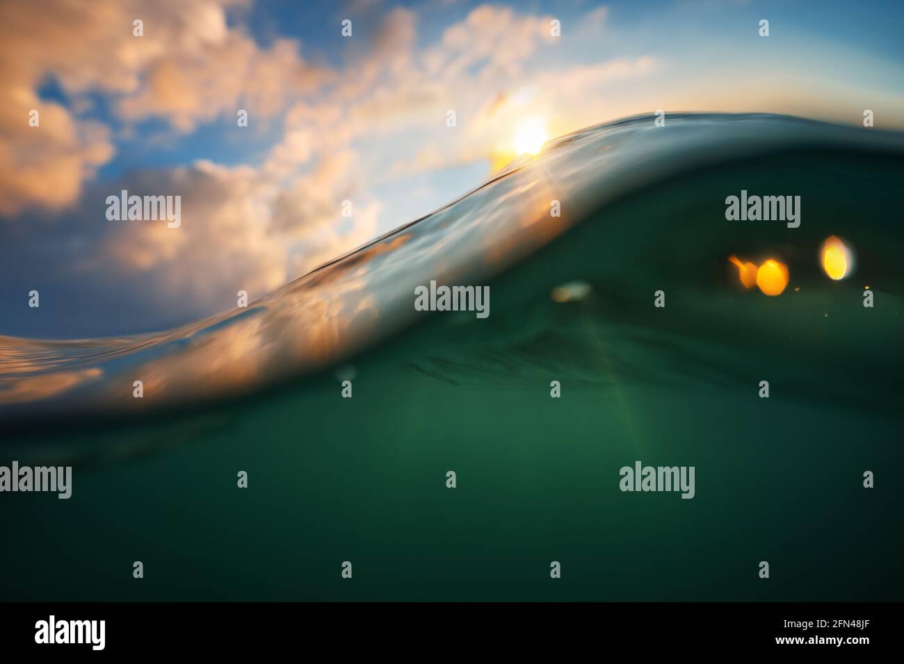 Closeup shot ocean wave hi-res stock photography and images - Alamy