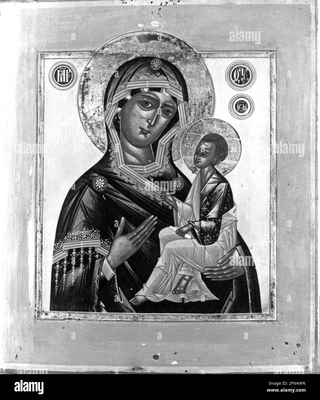 religion, Christianity, Madonna / Mary with child, painting, Slav region, ADDITIONAL-RIGHTS-CLEARANCE-INFO-NOT-AVAILABLE Stock Photo