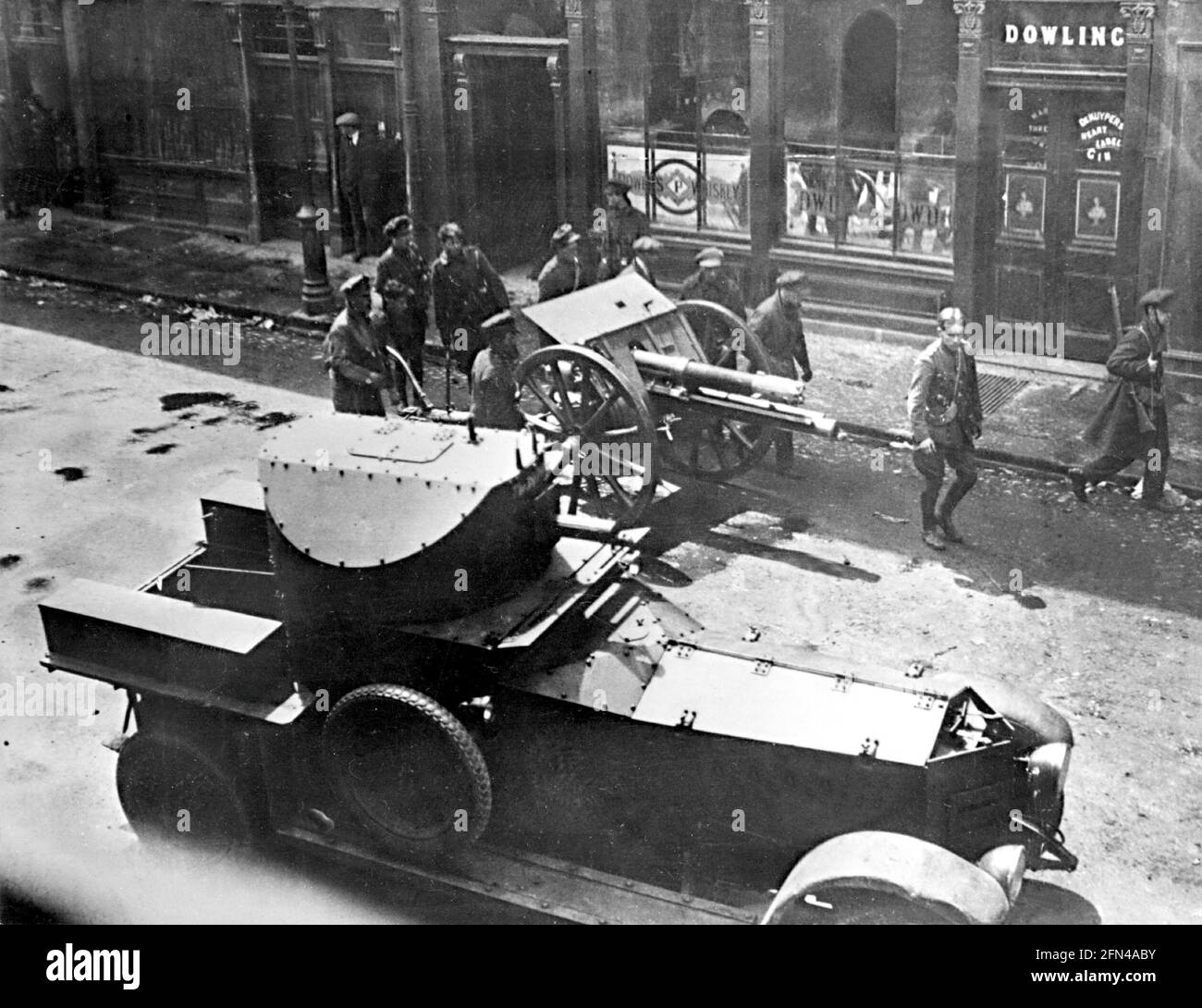 Easter Rising 24. - 29.4.1916, ADDITIONAL-RIGHTS-CLEARANCE-INFO-NOT-AVAILABLE Stock Photo