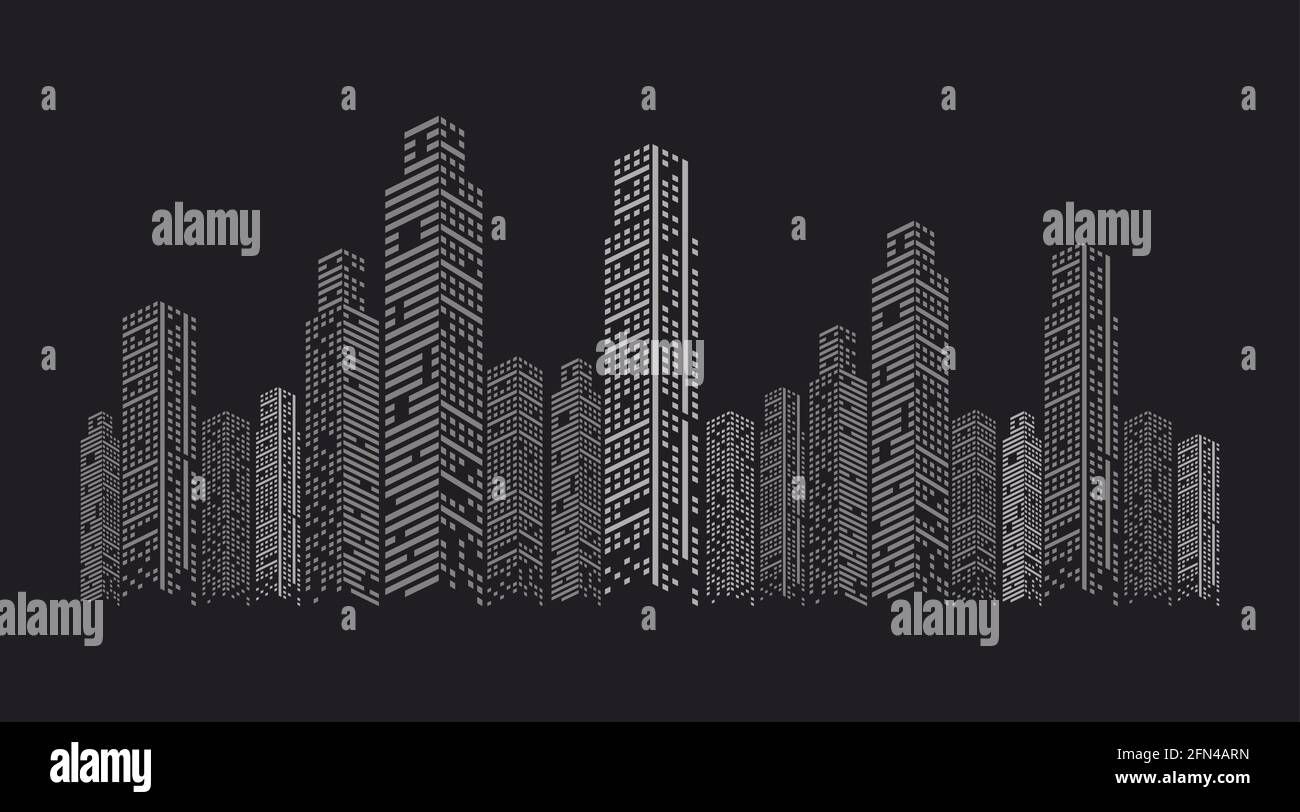 white buildings facades Stock Vector Image & Art - Alamy