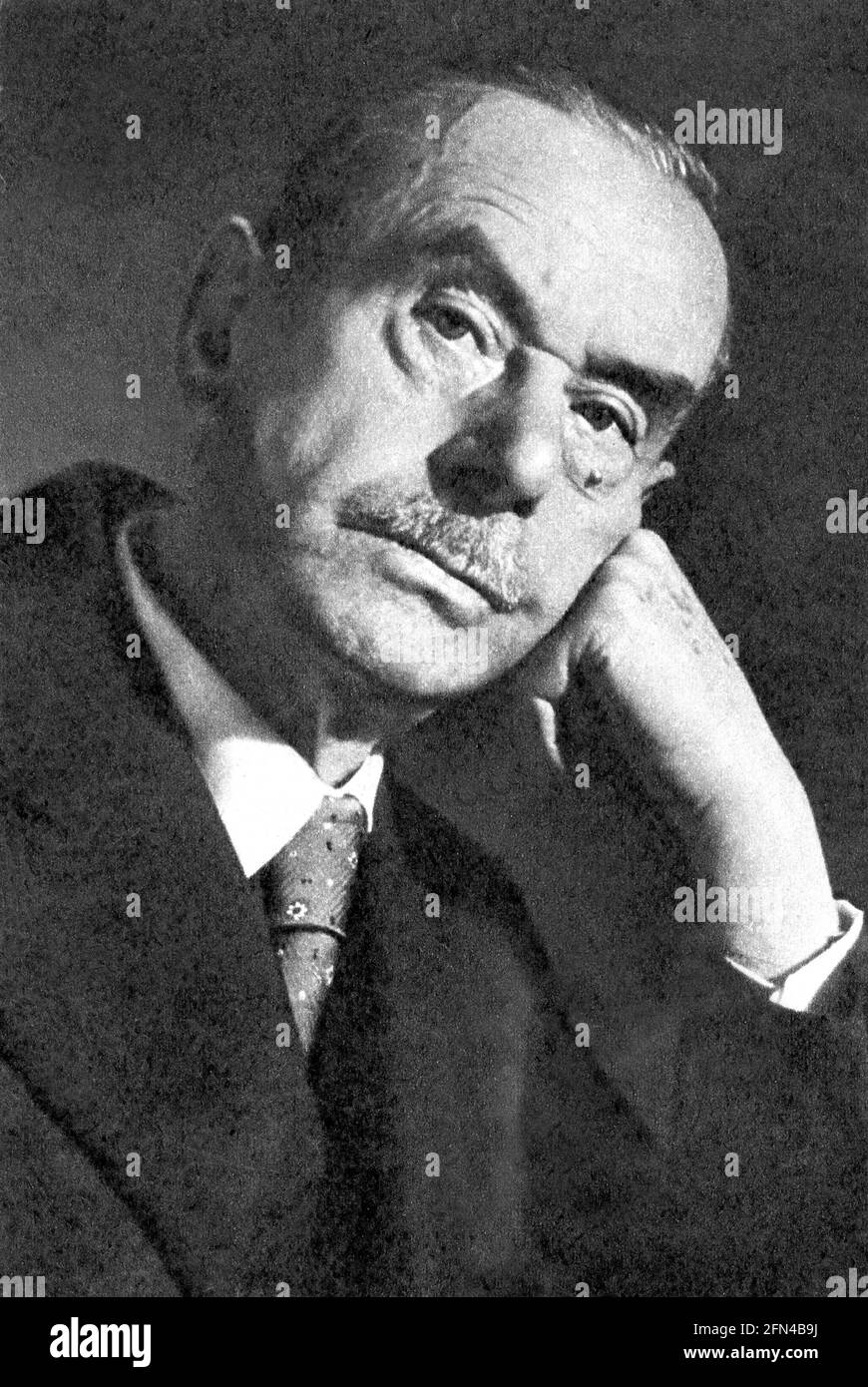 Mann, Thomas, 6.6.1875 - 12.8.1955, German author / writer, Nobel prize laureate for Literature 1929, ADDITIONAL-RIGHTS-CLEARANCE-INFO-NOT-AVAILABLE Stock Photo