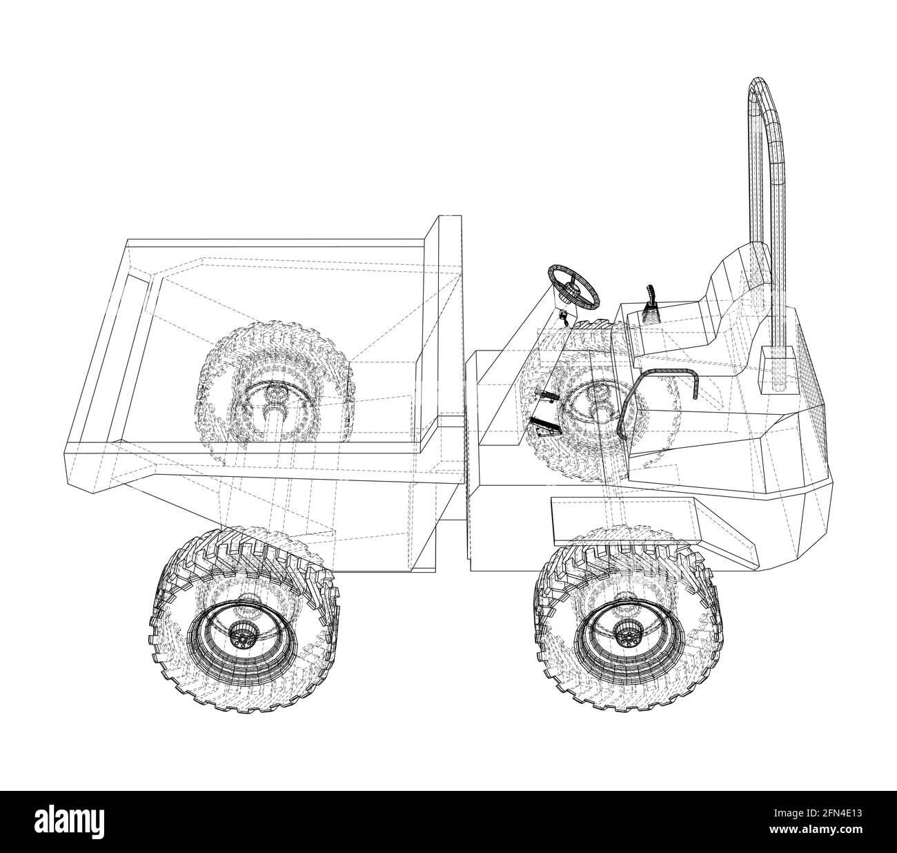 Dumper Truck. Vector Stock Vector Image & Art - Alamy