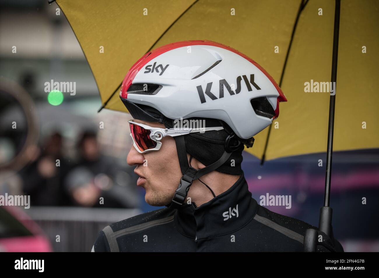 28/04/2019. Liège–Bastogne–Liège. Team sky rider Michał Kwiatkowski. Stock Photo