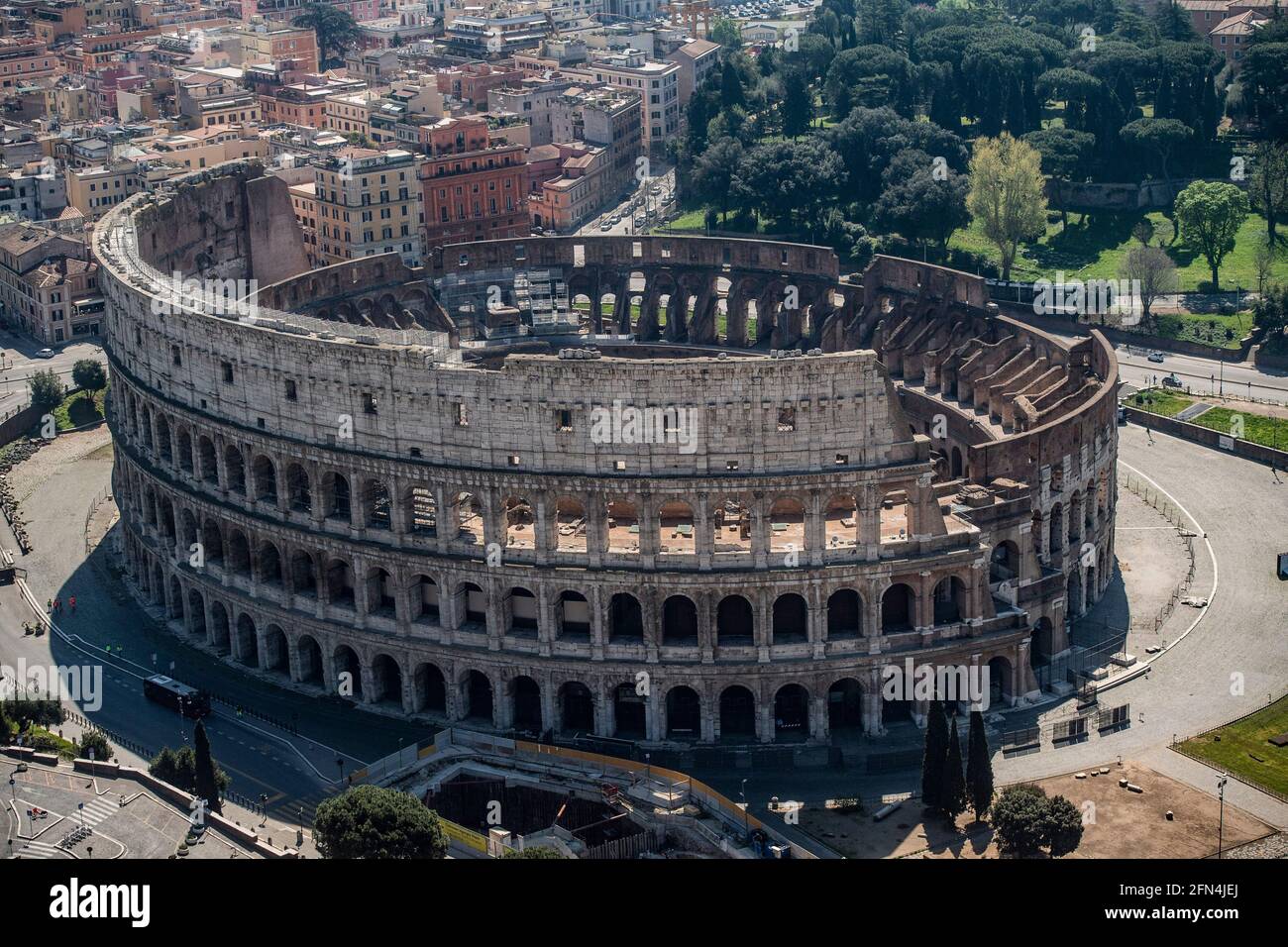 Aerial images coliseum hi-res stock photography and images - Alamy