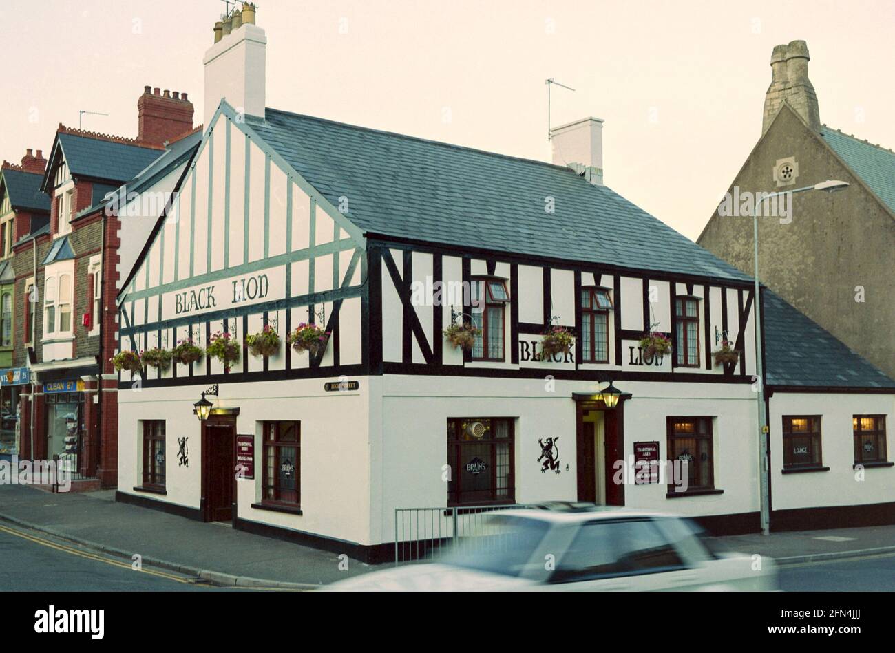 The Black Lion Pub, Llandaff, Cardiff Stock Photo Alamy