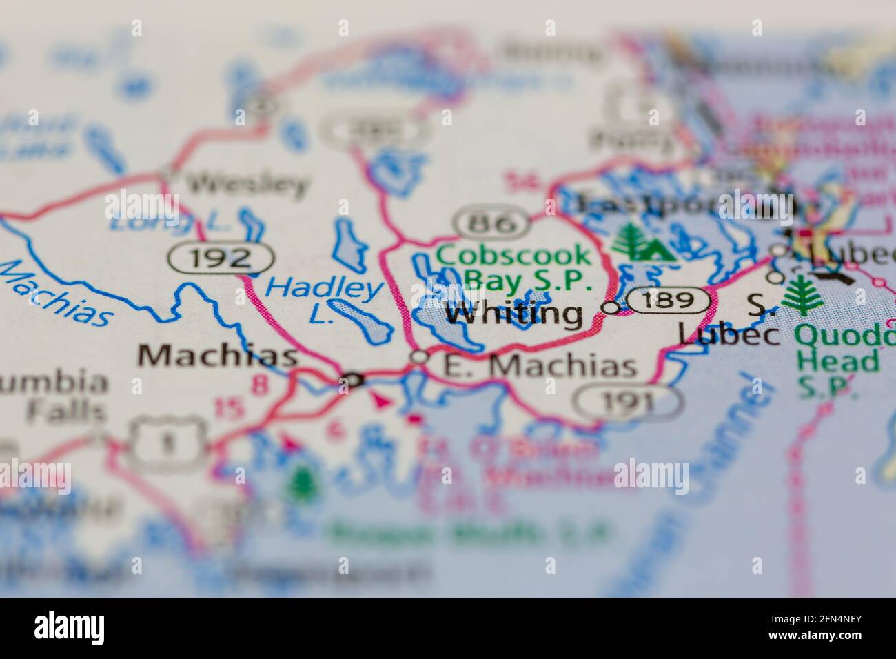 Whiting on a map hires stock photography and images Alamy