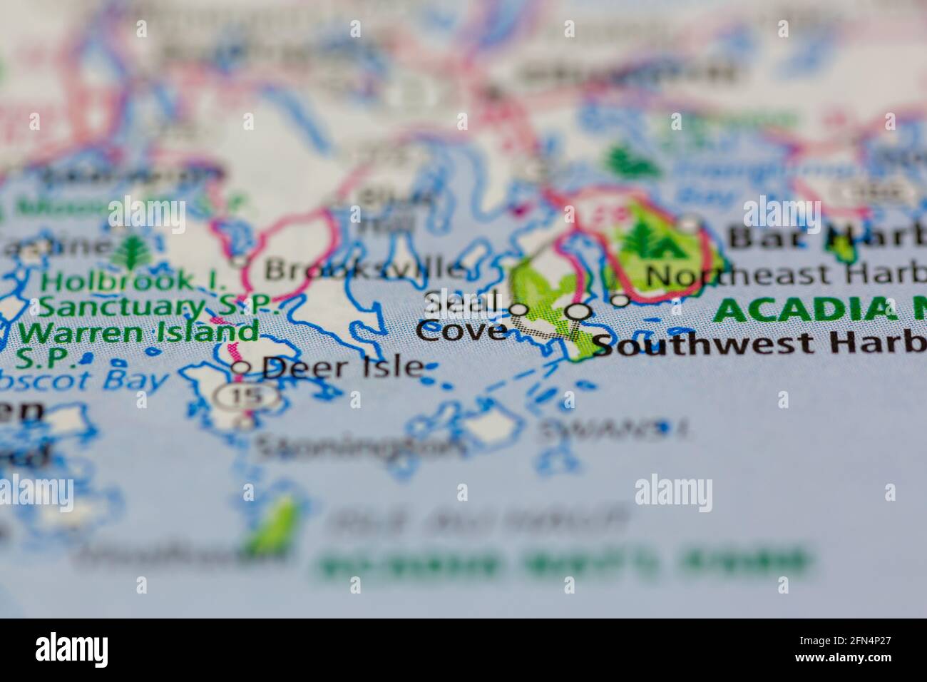 Seal cove maine map hires stock photography and images Alamy